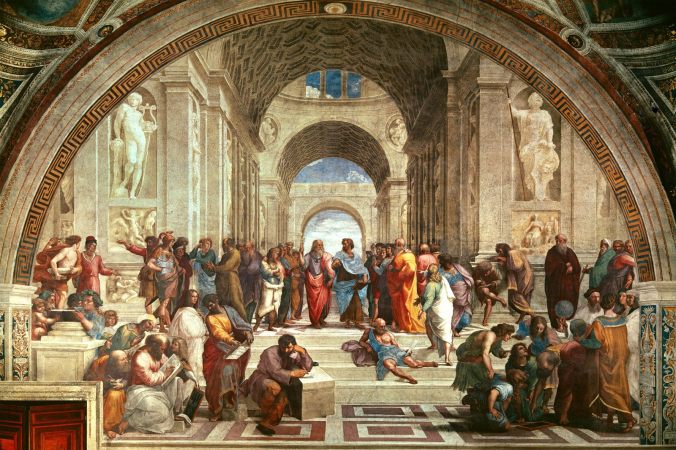 school of athens teologia y filosofia